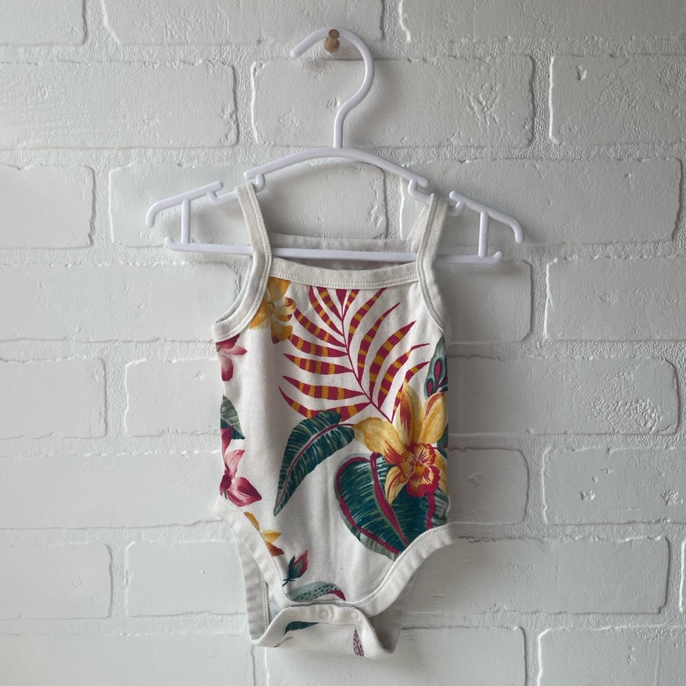 Old Navy 0-3mo Tropical Onesie